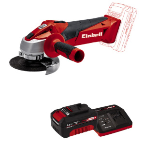 Шлифмашина угловая аккумуляторная Einhell PXC TC-AG 18/115 Li 4431130SET