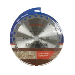 Диск пильный 280 х 3.0/1.8 х 32/32 мм 24T (дерево) BELMASH RD124A