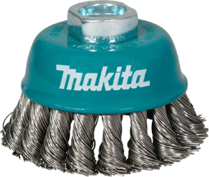 Щетка чашечная 75 мм (для УШМ, М14, нерж. 0.5 мм, пучки) MAKITA D-77497