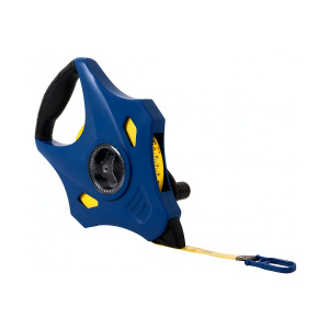 Рулетка геодезическая 30 м х 15 мм (фиберглассовая лента, открытый корпус) КОБАЛЬТ 646-898