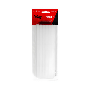 Стержни клеевые 11,2 х 200 мм (12 шт., прозрачные) PRGT 200 FUBAG 41144