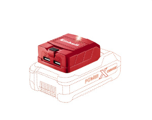 Устройство зарядное Einhell PXC TE-CP 18 Li USB-Solo (2xUSB) 4514120
