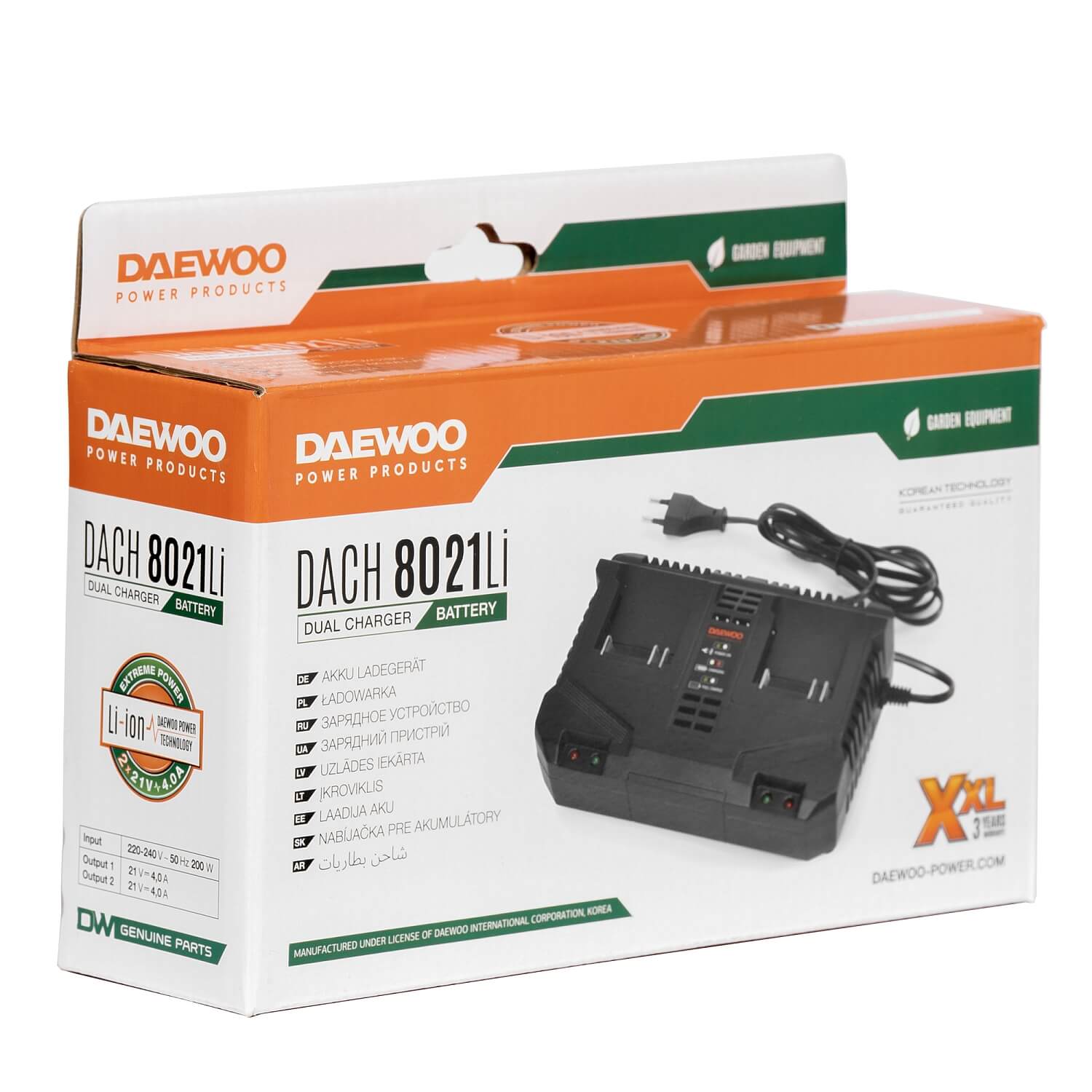 Устройство зарядное DACH 8021Li DAEWOO