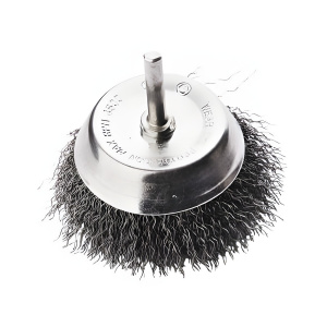 Щетка для дрели №085 (75 мм, чашеобразная, сталь) АТАКА 22389