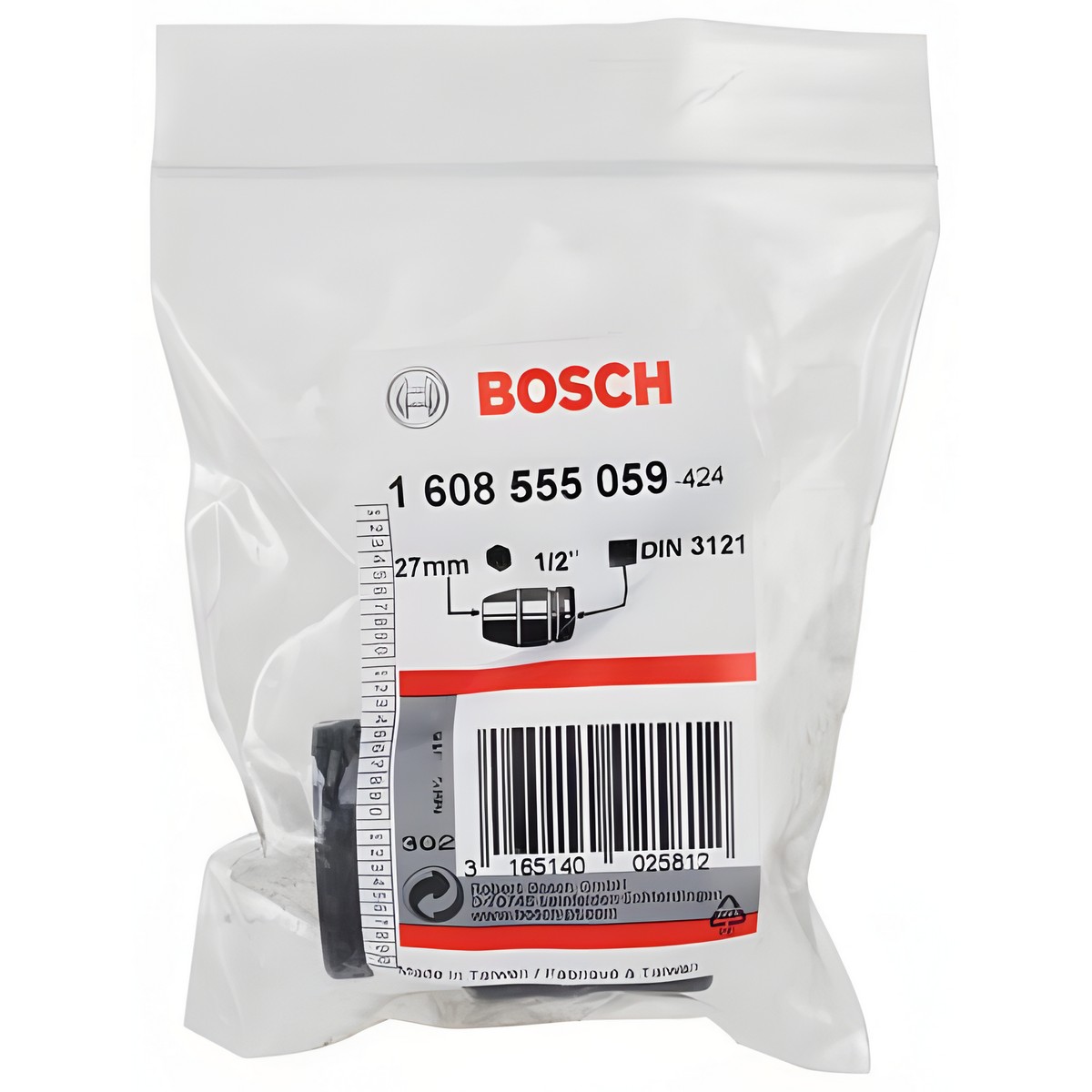 Головка ударная 1/2" 27 х 50 мм (М 18) BOSCH 1608555059