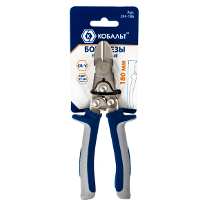 Бокорезы 180 мм рычажные КОБАЛЬТ 244-186