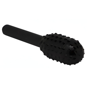 Шарошка по дереву 13 х 28 мм (хвост. 6 мм, стальная, овальная) ПРАКТИКА 648-342