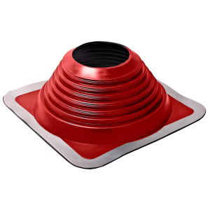 Уплотнитель дымохода кровельный (№8 сил. 178-330 красный)
