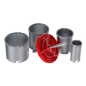 Набор коронок 4 шт. (33, 53, 68, 73 мм) Мастер ПРАКТИКА 910-270