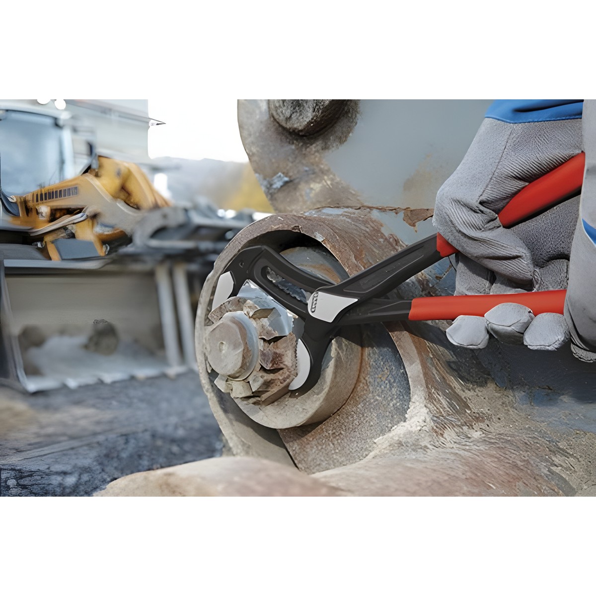 Клещи переставные трубные 400 мм Alligator XL (черн) KNIPEX KN-8801400