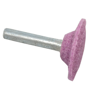 Шарошка абразивная 32 х 6 мм (дисковая, оксид алюминия) ПРАКТИКА 641-237