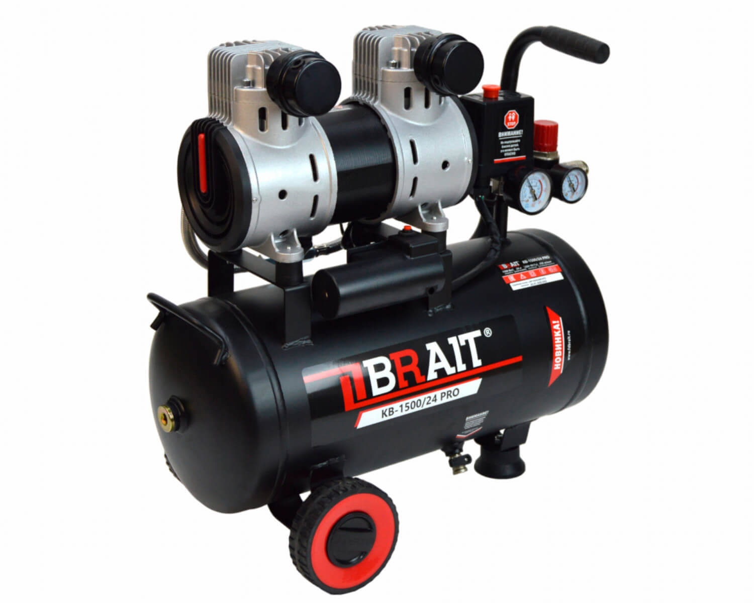 Компрессор воздушный BRAIT KB-1500/24 PRO 20.01.026.043