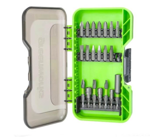 Набор бит, 21 пр. (в кейсе) GREENWORKS 2944007