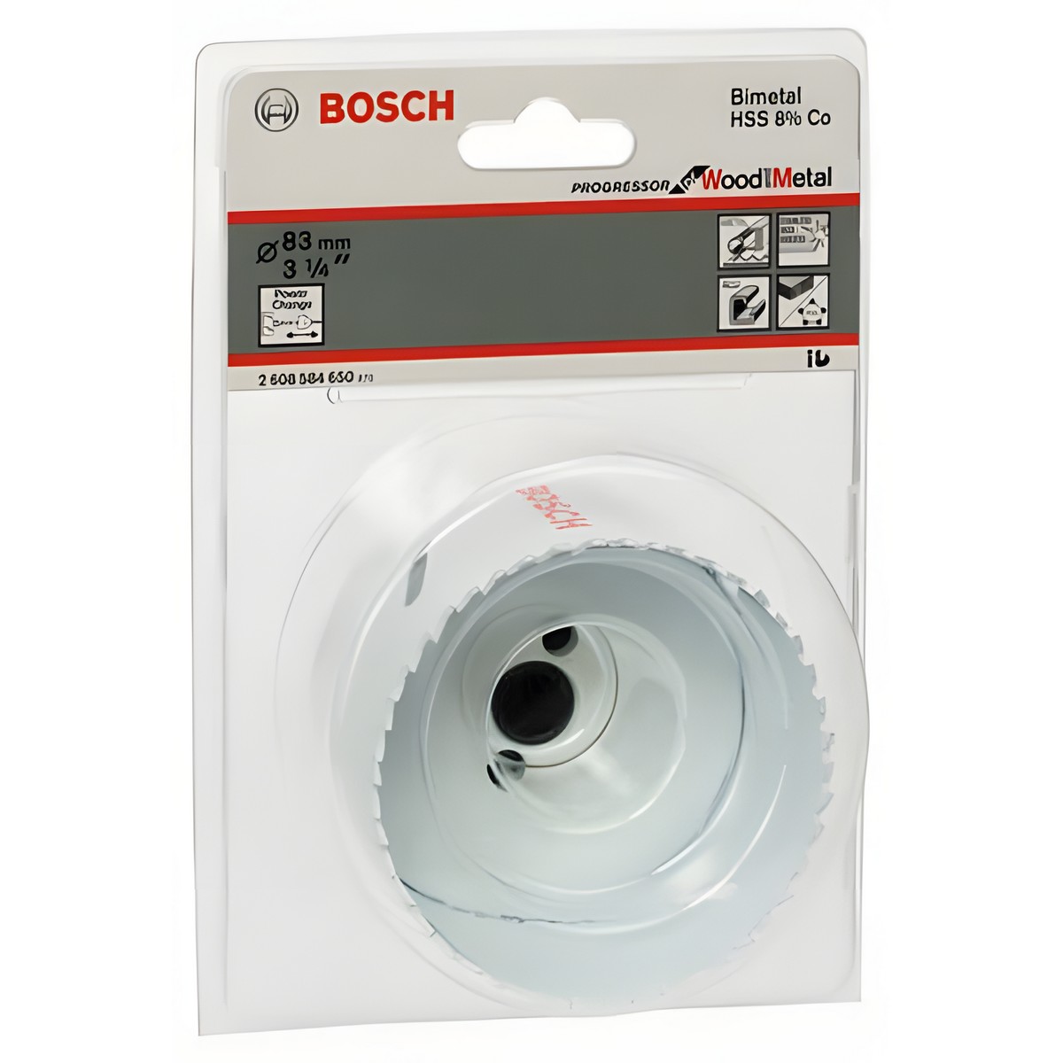 Коронка пильная 83 мм HSS-CO Progressor BOSCH 2608584650