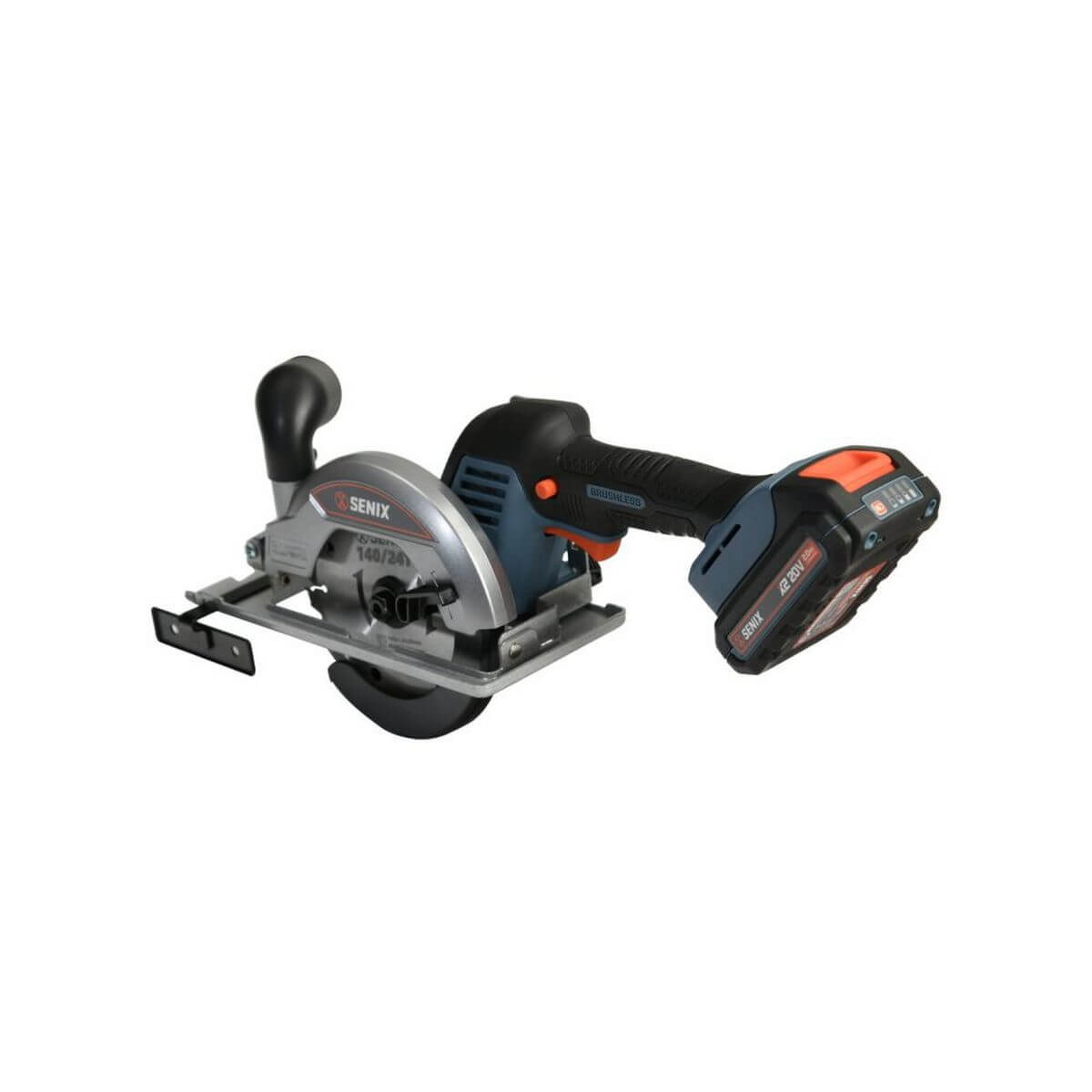 Пила циркулярная аккумуляторная SENIX PSCX2-M4-EU SET,X2 20V, 140 мм, 1 акб, 1 зу,