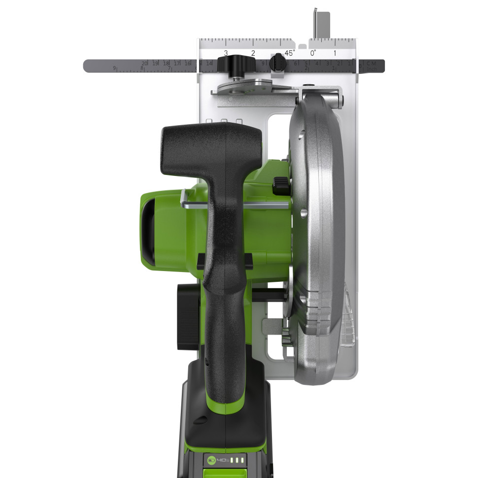 Пила циркулярная аккумуляторная GREENWORKS GD24CSK4 1500907CUB