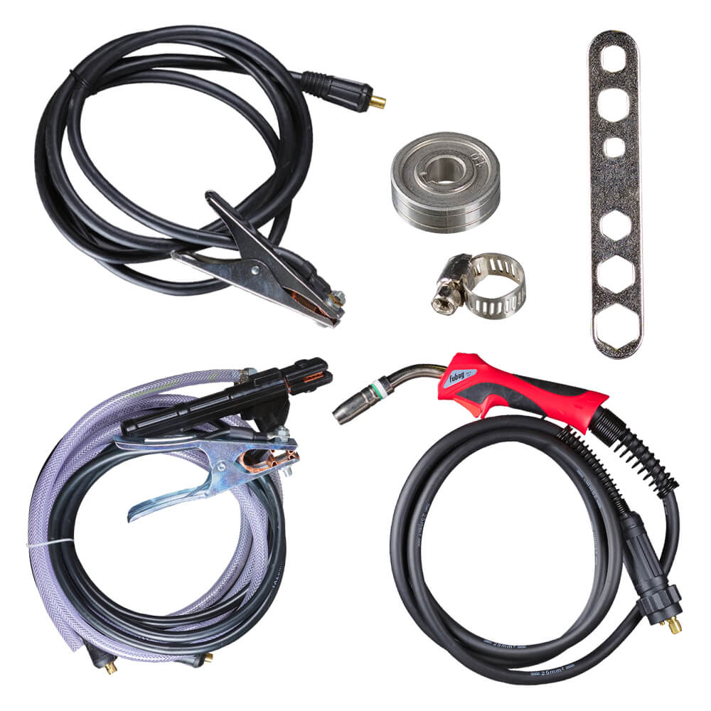 Инвертор-полуавтомат сварочный FUBAG IRMIG 200 SYN PULSE LED + горелка 250A