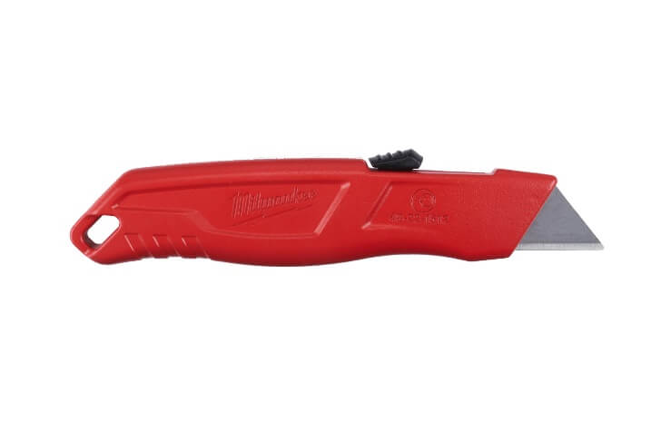 Нож выдвижной HD, автоматический возврат лезвия (трапец. лезвия) MILWAUKEE 4932471360