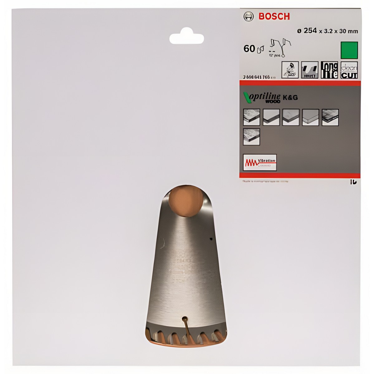 Диск пильный 254 х 30 мм 60T Optiline BOSCH 2608641765
