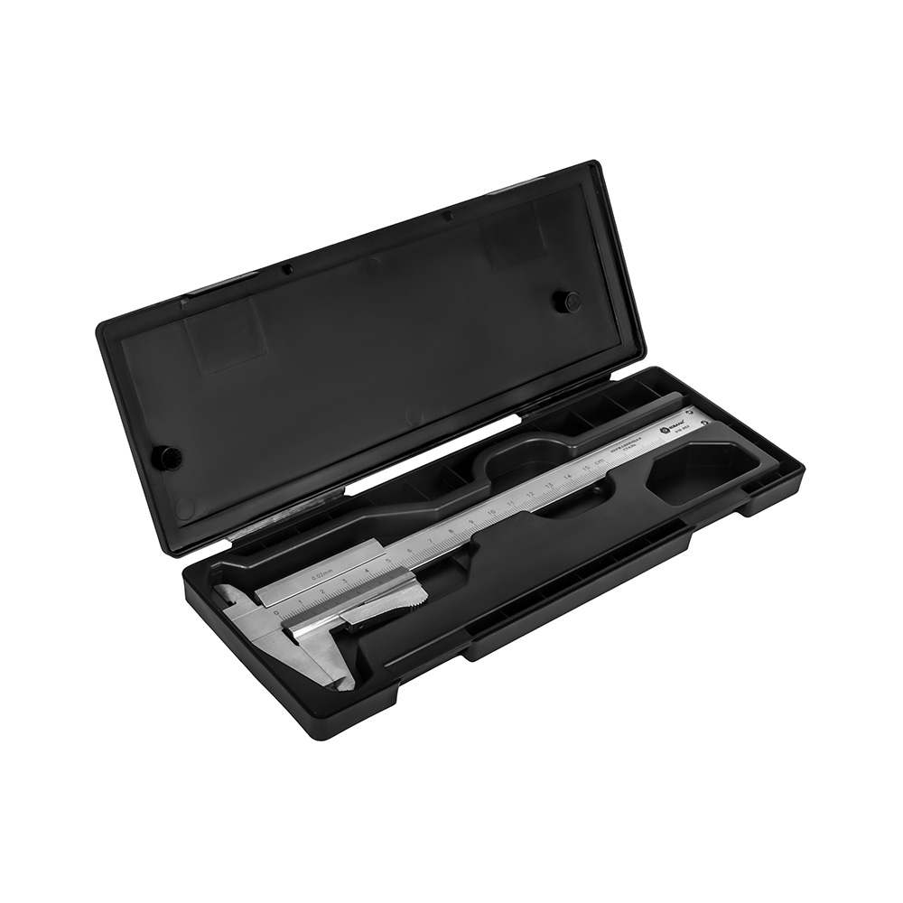 Штангенциркуль 150 мм ШЦ-1, моноблочный (точность 0,02 мм, кейс) КОБАЛЬТ 919-852