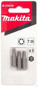 Бита T25 х 25 мм C-form (3 шт.) MAKITA B-23628