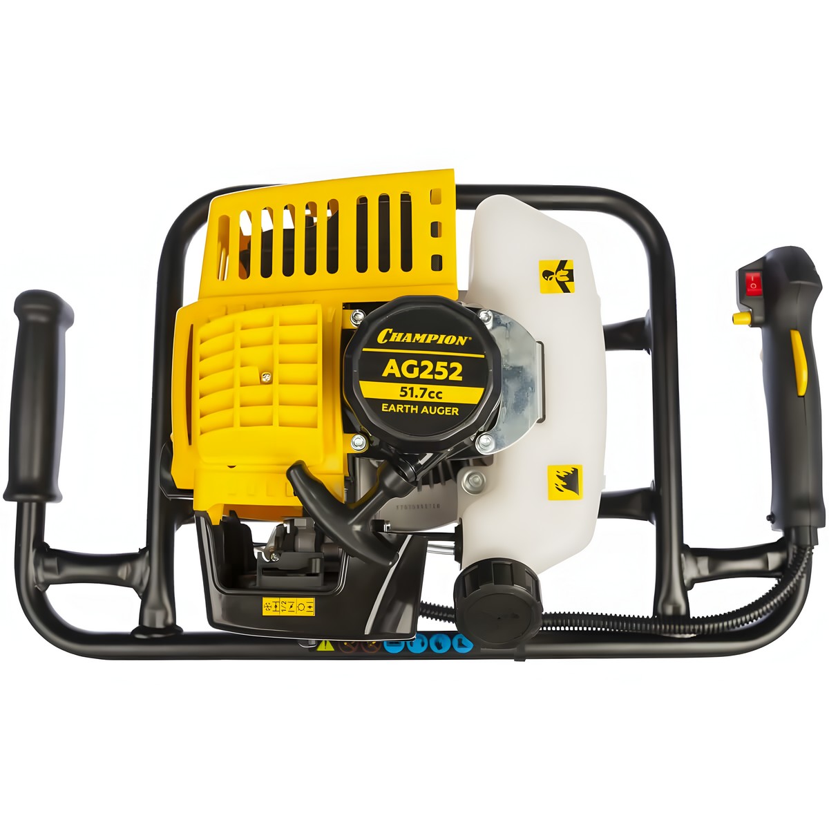 Мотобур CHAMPION AG252 + шнек 200 х 550 мм