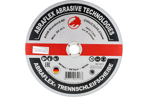 Диск абразивный 230 х 2,5 х 22 мм A30R Standart BF (металл) ABRAFLEX