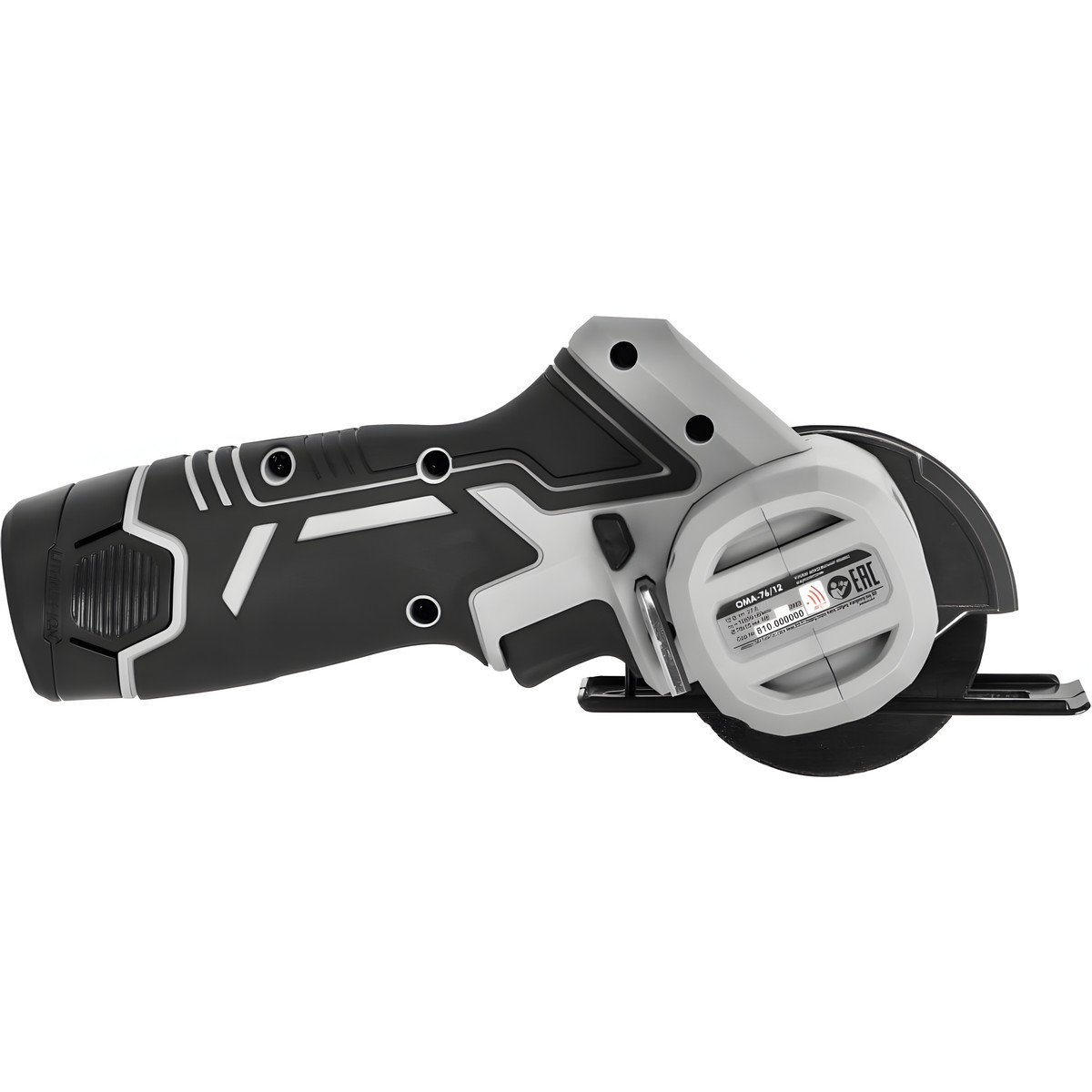 Машина отрезная аккумуляторная ИНТЕРСКОЛ ОМА-76/12 ( (Li-Ion, 2 акк.*2,0 Ач, кейс, набор 3 пр.)