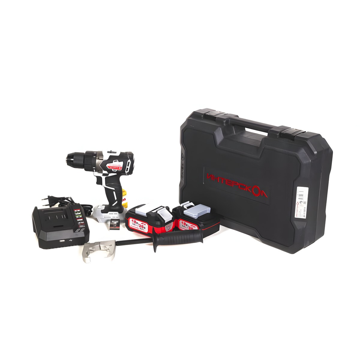 Дрель-шуруповерт аккумуляторная ИНТЕРСКОЛ ДА-13/36В 70 АПИ