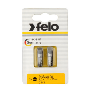 Бита SL 8.0 х 1.2 х 25 мм (2 шт.) FELO 02080036
