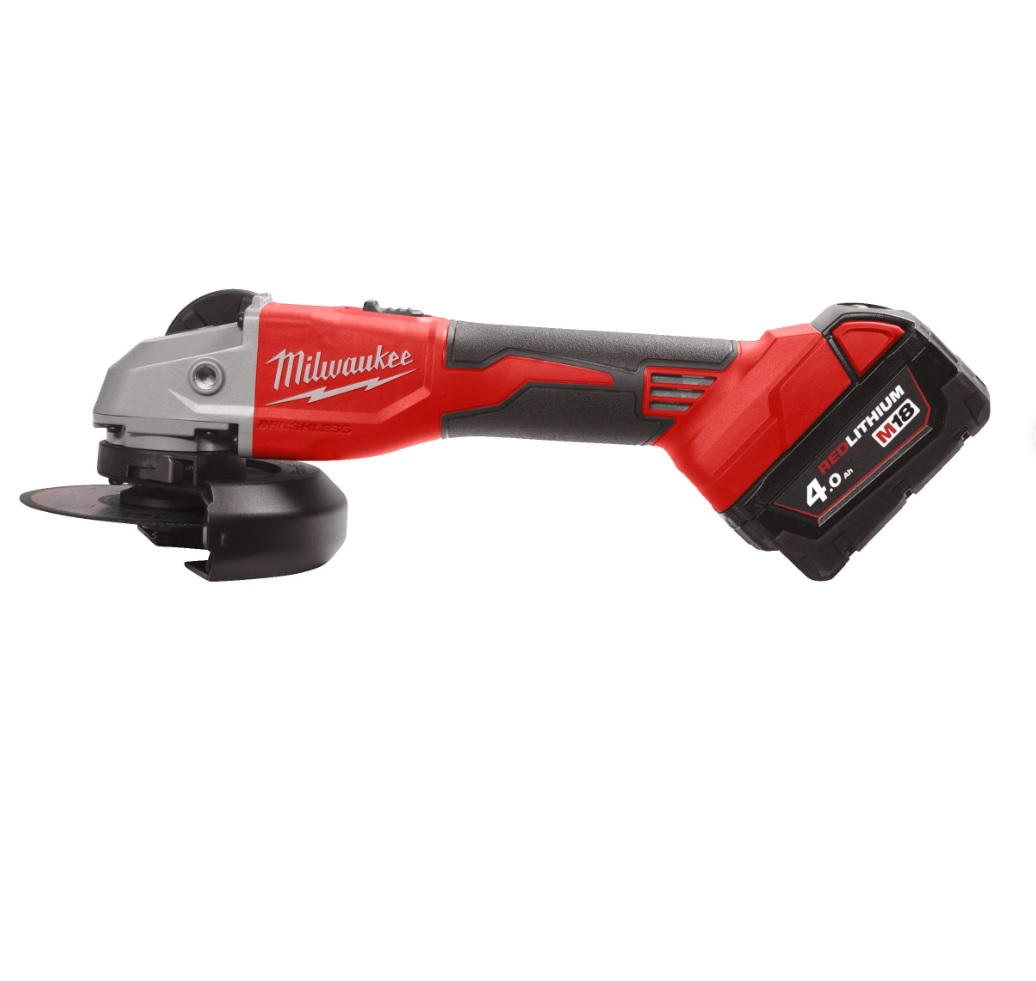 Шлифмашина угловая аккумуляторная MILWAUKEE M18 BLSAG125X-402X 4933492644