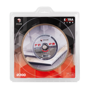 Диск алмазный 200 х 1.2 х 7.0 х 25.4 мм Керамогранит-ST GRAPHITE Extra Line DIAM 000727