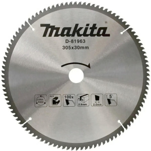 Диск пильный 305 х 30 мм 100T (алюминий) MAKITA D-81963