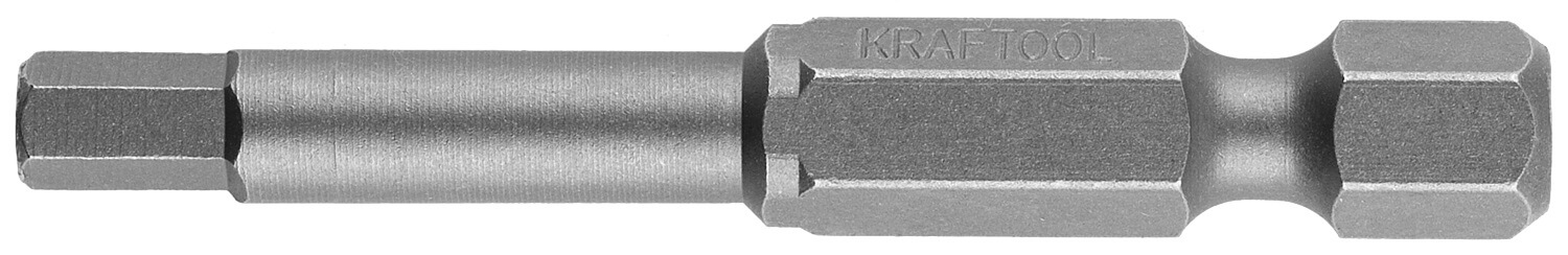 Бита HEX 4.0 х 50 мм (2 шт., торсионная) KRAFTOOL X-Drive 26127-4-50-2