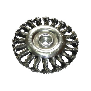 Щетка дисковая 115 мм (для УШМ, М14, витой металл 0.5 мм) MAKITA D-29561