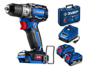 Дрель аккумуляторная ЗУБР КОМПАКТ №3 DB-50-42 LMS Профессионал (кейс)