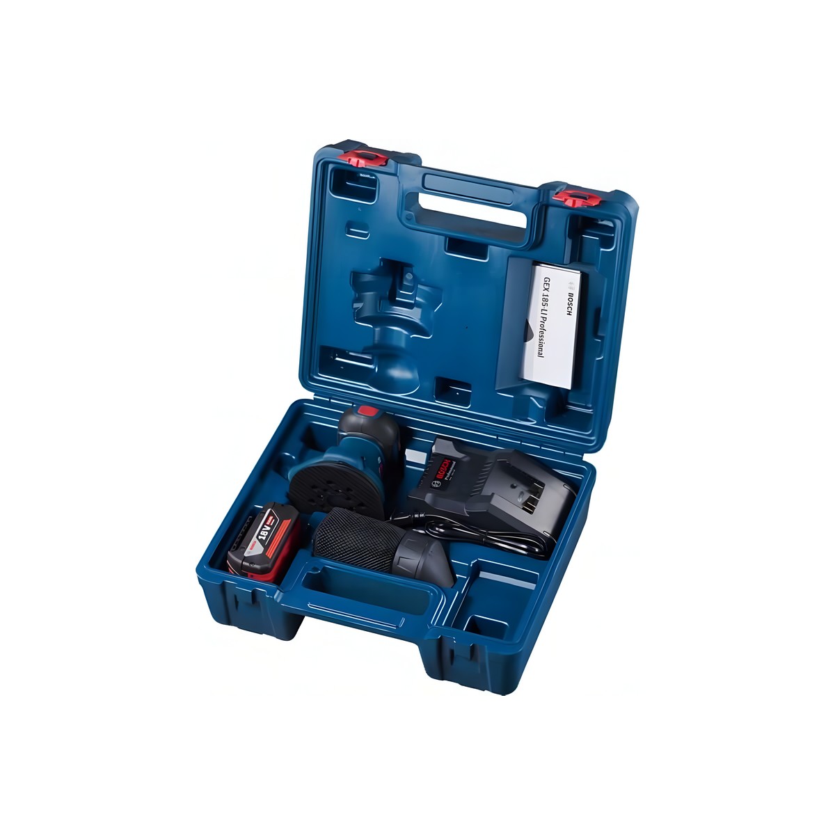 Шлифмашина эксцентриковая аккумуляторная BOSCH GEX 185-Li 06013A5021