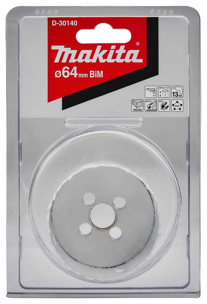 Коронка пильная 64 мм BIM MAKITA D-30140