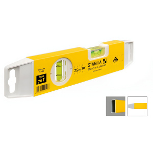 Уровень 250 мм (2 глазка) 70T STABILA 02199