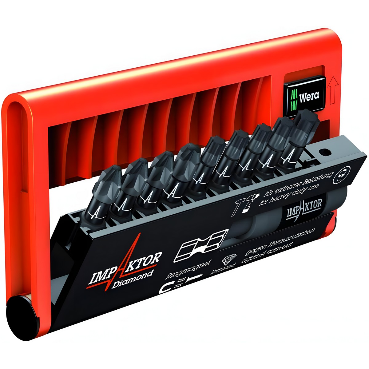 Набор бит Bit-Check 10 Impaktor (10 пр.) WERA WE-057680
