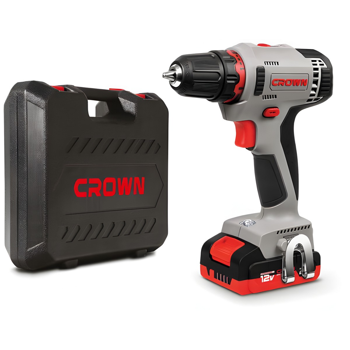 Дрель аккумуляторная CROWN CT21081Н-2 ВМС