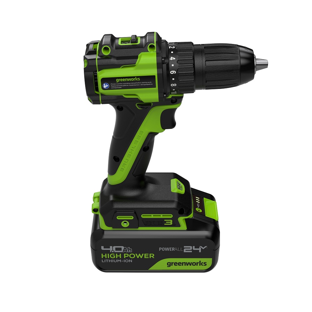 Дрель-шуруповерт аккумуляторная GREENWORKS DD345 3708307CUB