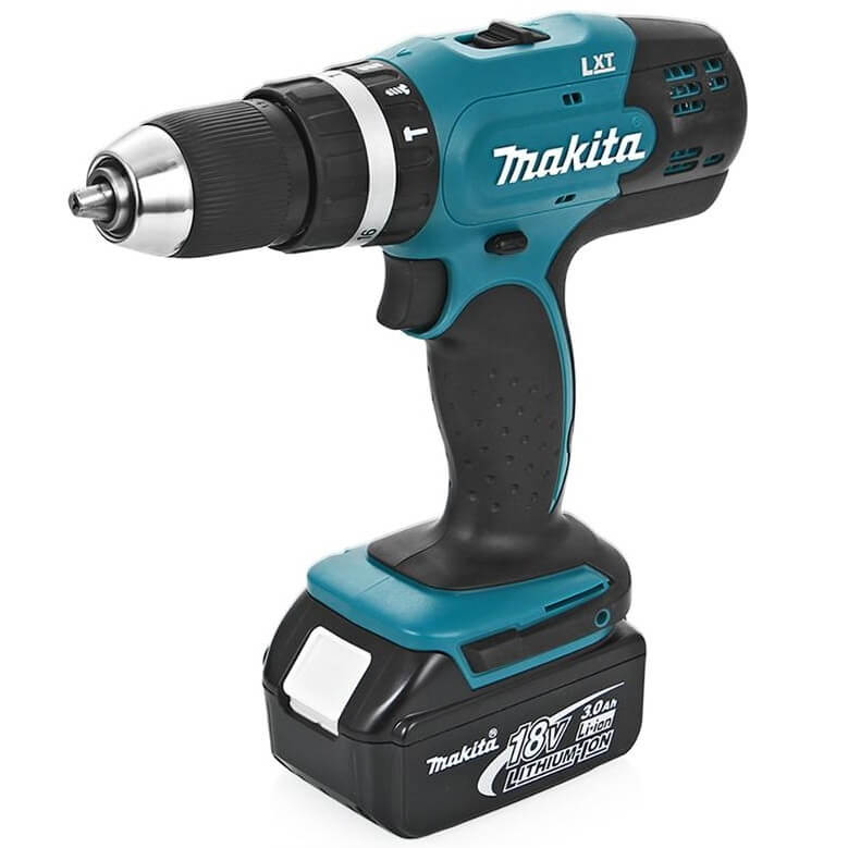 Дрель аккумуляторная ударная MAKITA DHP453RFE