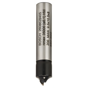 Фреза четвертная (d8/D9.5/H10.2/L41/R3.2 мм) HM BOSCH 2608628405