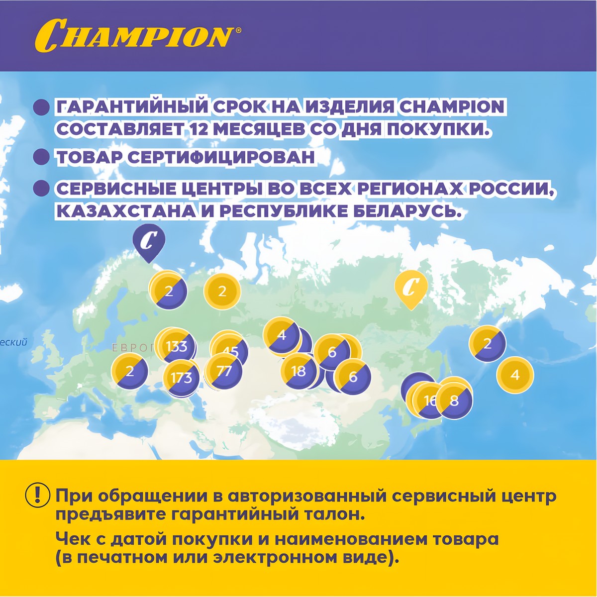 Триммер бензиновый CHAMPION Т338S-2