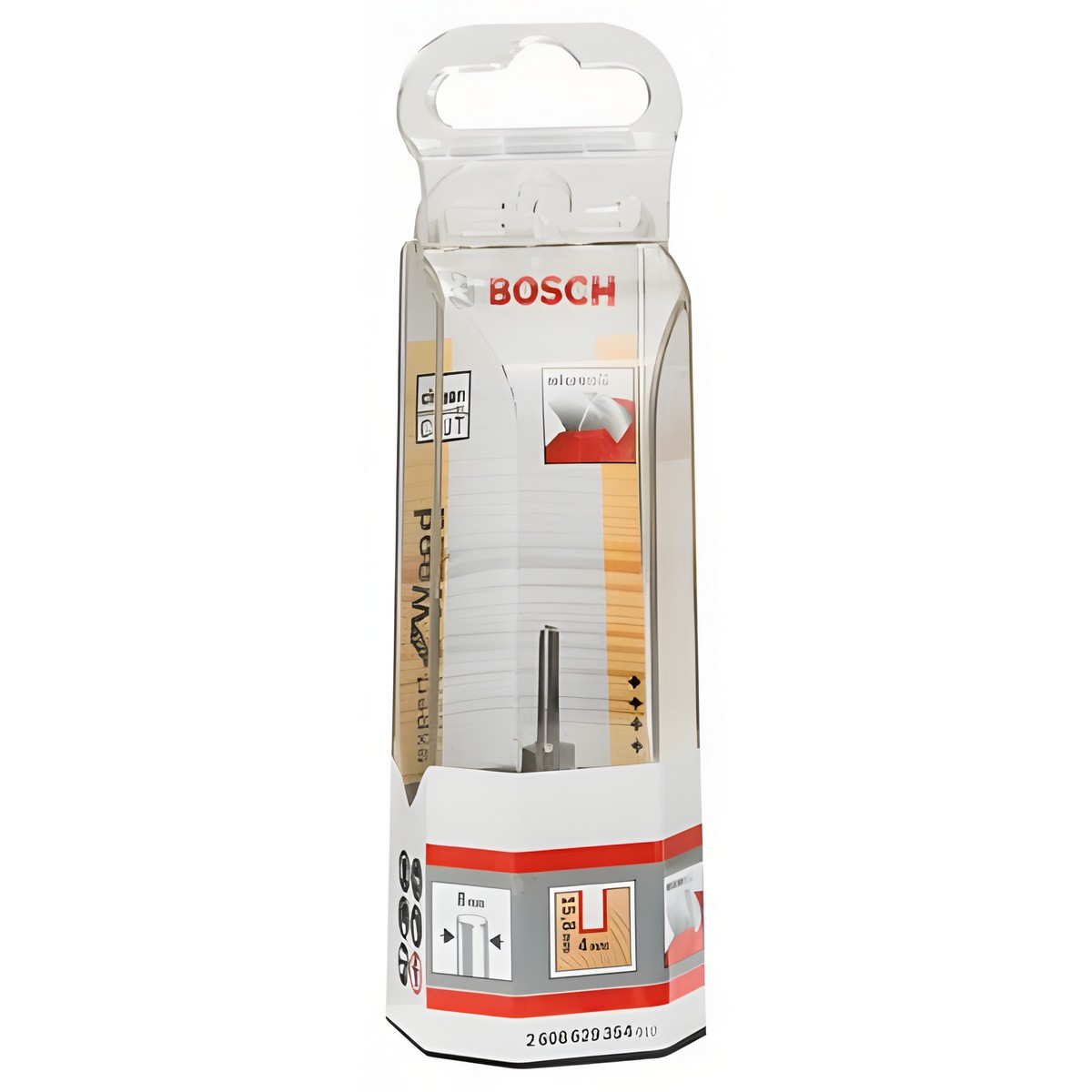 Фреза пазовая (d8/D4/H15.8/L50.7) Expert for Wood BOSCH 2608629354