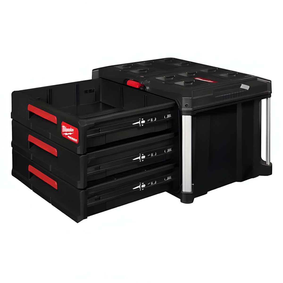 Ящик с 3-мя выдвижными отсеками Packout MILWAUKEE 4932472130