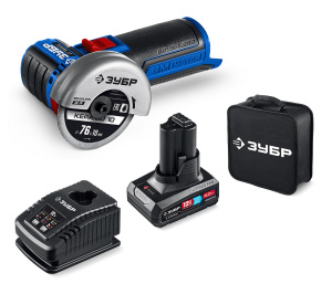 Шлифмашина угловая аккумуляторная ЗУБР AB-76-41 Профессионал