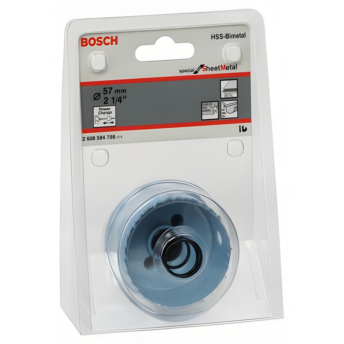 Коронка пильная 57 мм HSS-CO Sheet Metal BOSCH 2608584798