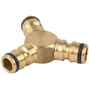 Тройник (соединитель-соединитель-соединитель) 1/2'', латунный 4246-55028В